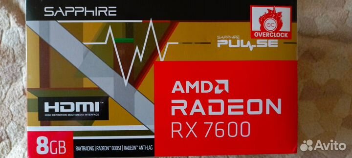 Sapphire AMD Radeo rx 7600 Pulse