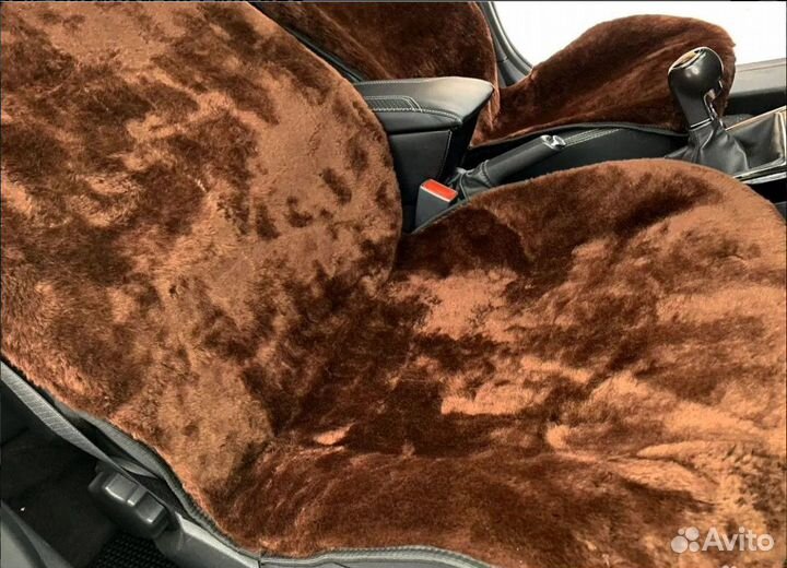 Меховые накидки на сидения