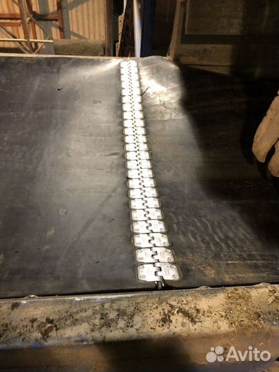 Стыковка лент резинотканевых замками