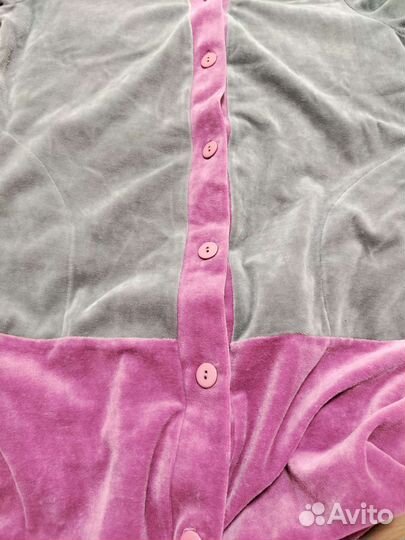 Халат велюровый, размер 46