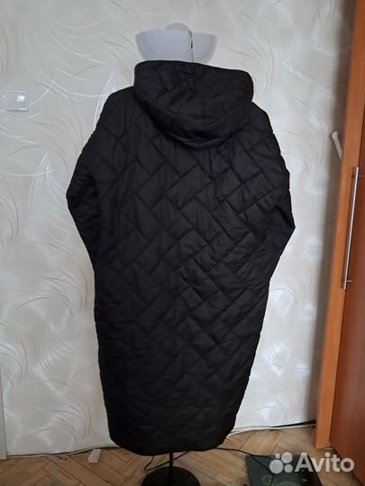 Пальто женское демисезонное 50 52 черное