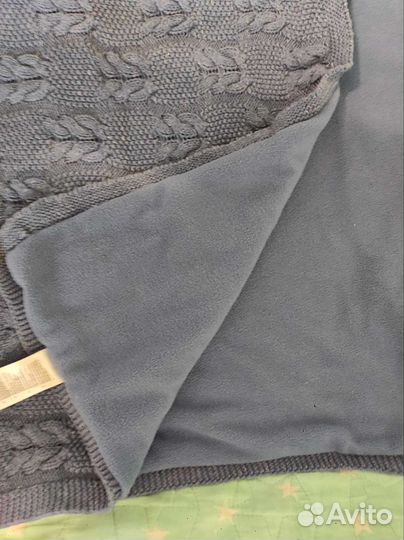 Вязанный плед детский mothercare