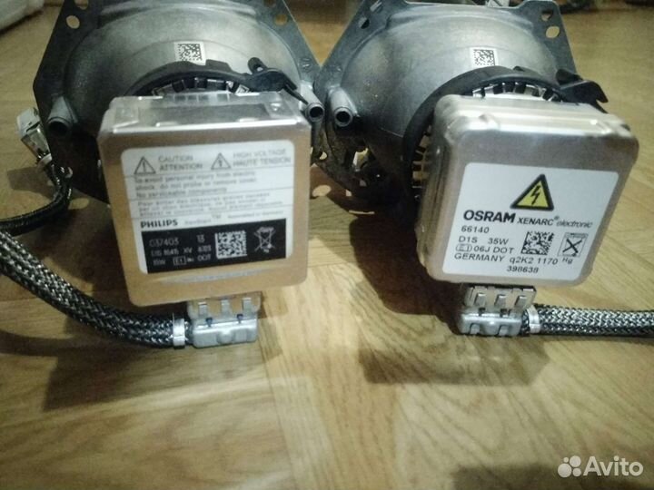 Биксеноновые линзы hella 3 оригинал с лампами