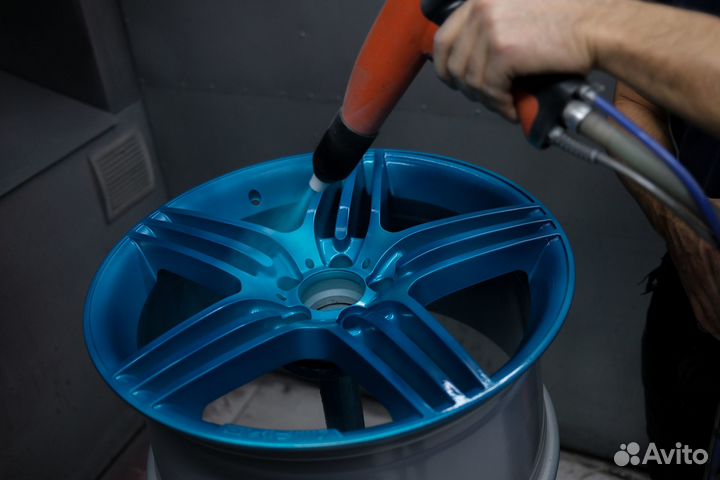 Покраска литых дисков