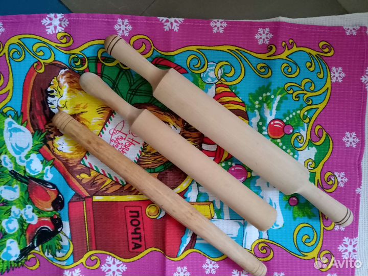 Скалка для теста (дерево)