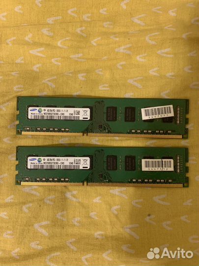 Оперативная память ddr3 8 gb 1600Мгц