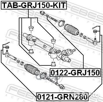 Тяга рулевая LR toyota Land Cruiser Prado/150