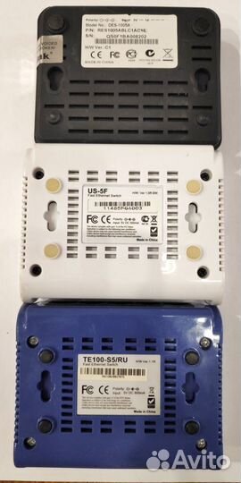 Комутаторы 10/100Base-TX. Лот 16 штук