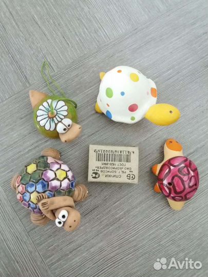 Коллекция. Статуэтки черепашки. Много. Разные