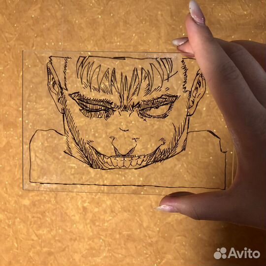 Аниме на стекле, манга Берсерк, Гатс