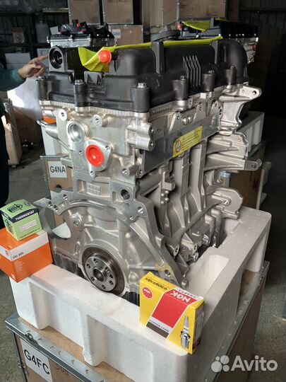 Двигатель новый на Hyundai Solaris Elantra1.6