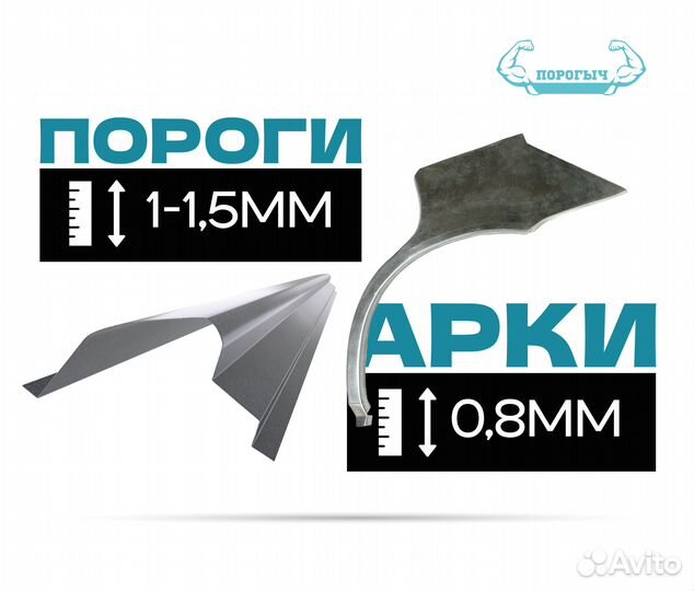 Пороги и арки Fiаt Южное Бутово