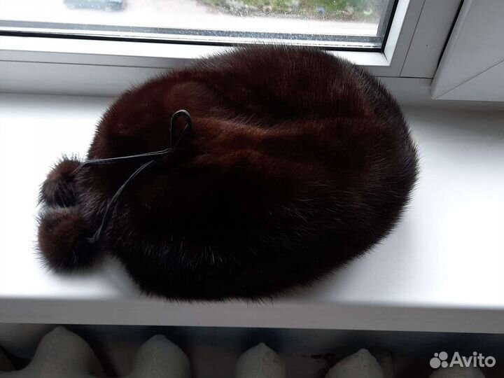 Берет женский норковый
