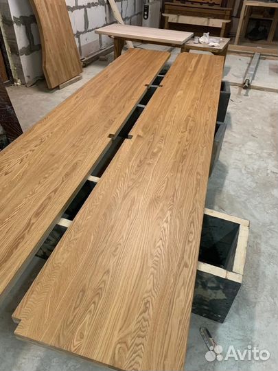 Изготовление подоконника из дуба