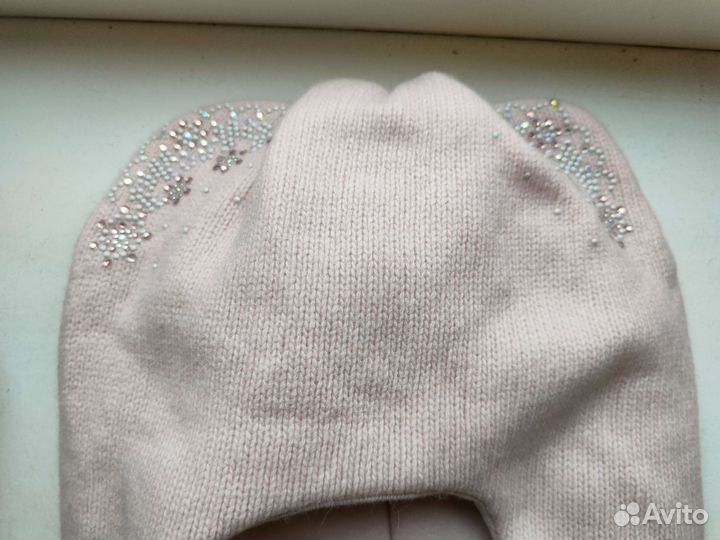 Шапка шлем для девочки 5-6лет