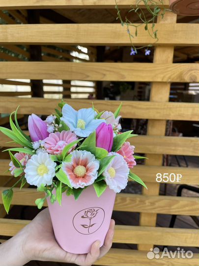 Букеты из мыла ручной работы