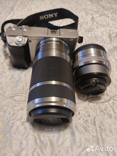 Фотоаппарат Sony Alpha ilce-6000 Kit (2 объектива)