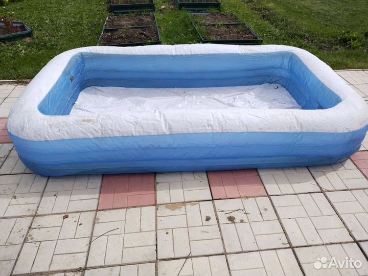 Детский надувной бассейн intex