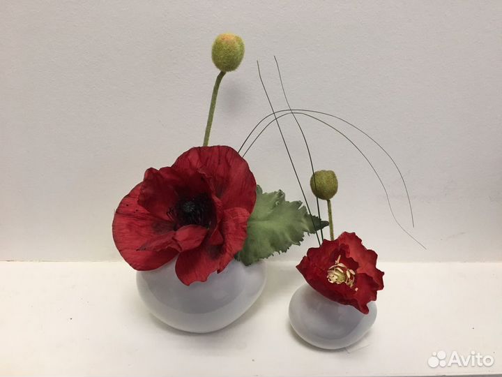 Настольные композиции из цветов