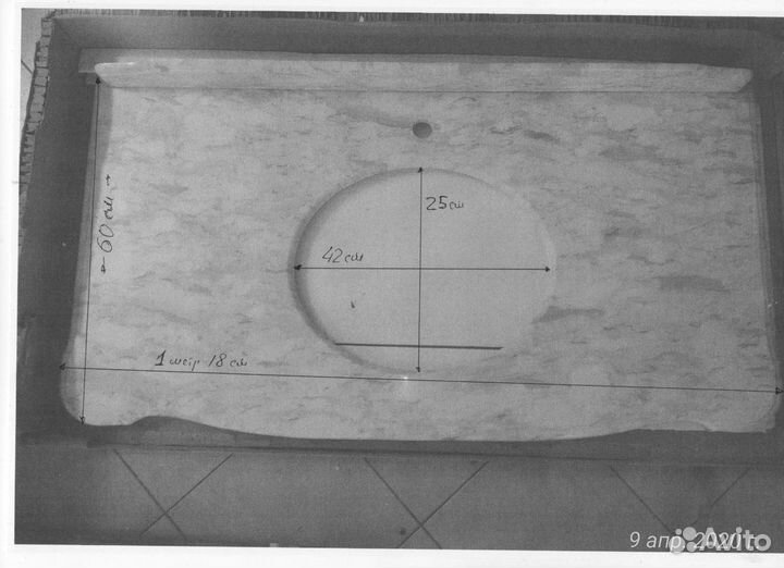 Мраморная столешница