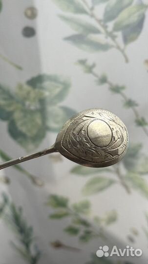 Ложка чайная серебро 84