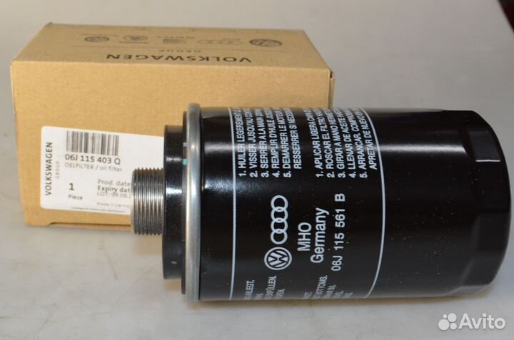 Фильтр масляный для 1.8/2.0tfsi 06J115403Q VAG