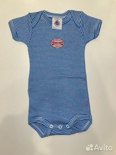 Бодики р.54-56 brums petit bateau 3 шт