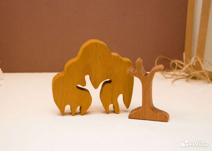 Деревянная фигурка Ива, паззл, игрушка из дерева