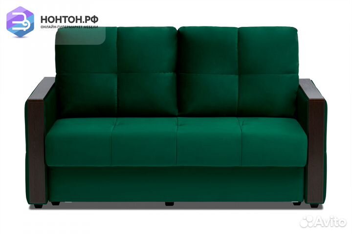 Диван еврокнижка Инсайд изумрудный