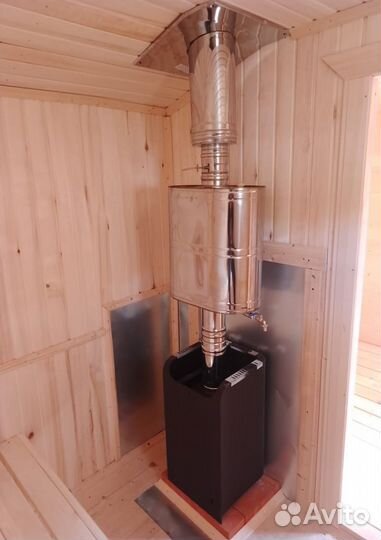 Баня каркасная 4на2.3м под ключ