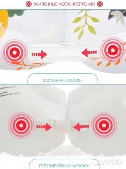 Детский круг на шею для купания новорожденных