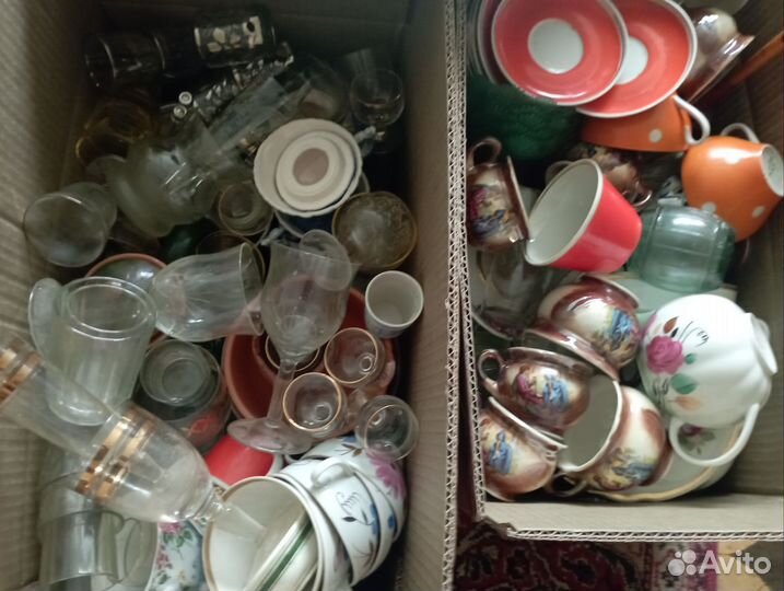 Посуда 10 коробок