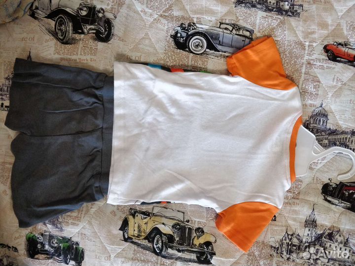 Комплект нов футболка и шорты Kari 80-86