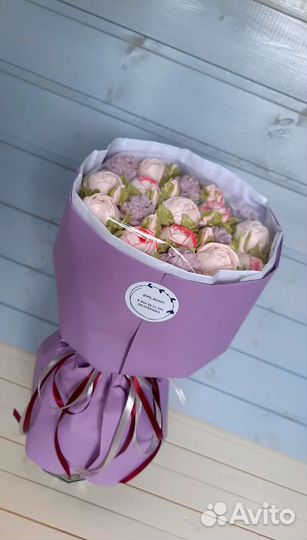 Зефирные букеты на заказ