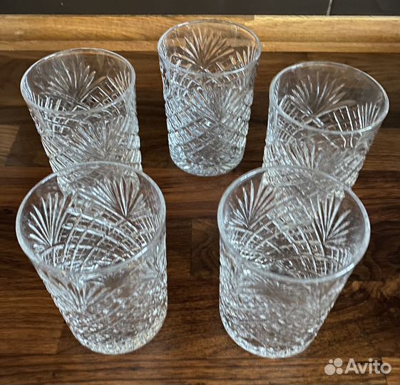 Хрусталь СССР. стаканы, стопки, кружки