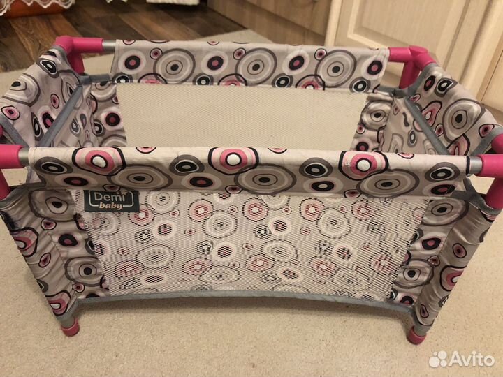 Кроватка-манеж для кукол