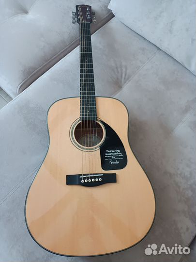 Трансакустическая гитара fender CD60