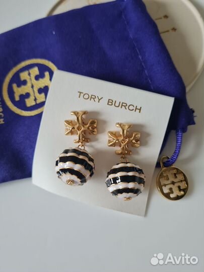 Серьги Tory Burch. Новые