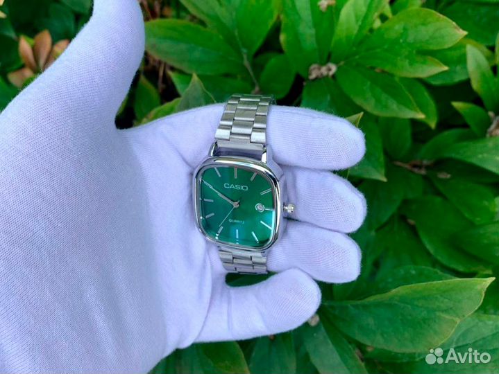 Часы мужские наручные Casio Vintage green