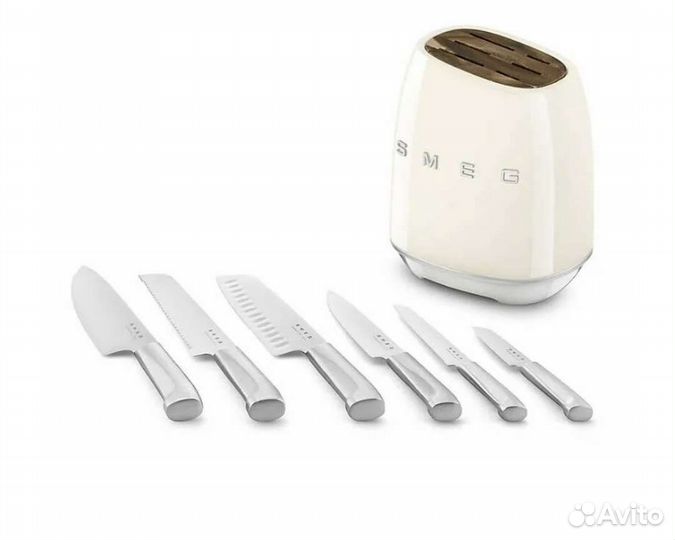 Ножи кухонные smeg оригинал в комплекте 6 ножей