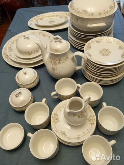 Сервизы столовый и чайный, Чехия Богема