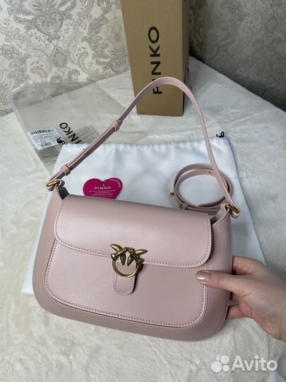 Сумка Pinko клубничная