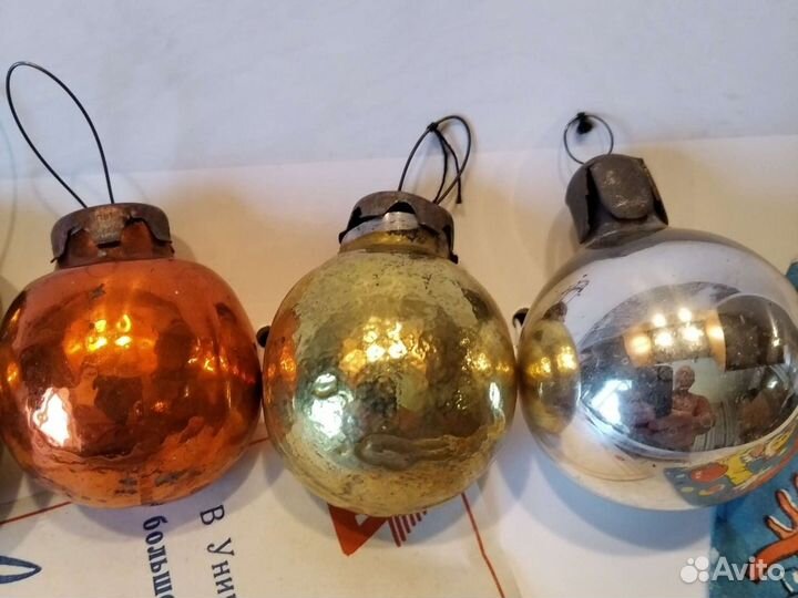 Игрушки ёлочные, Стекло из СССР