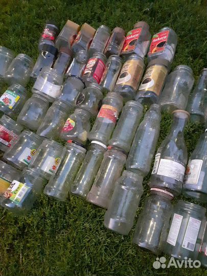 Много банок,крышки
