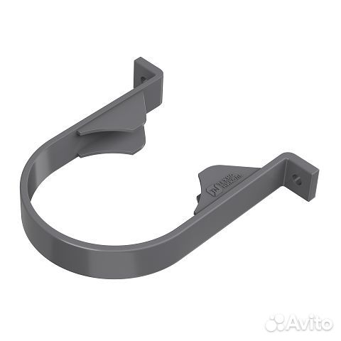 Хомут трубы пвх 125/82, Цвет Серый