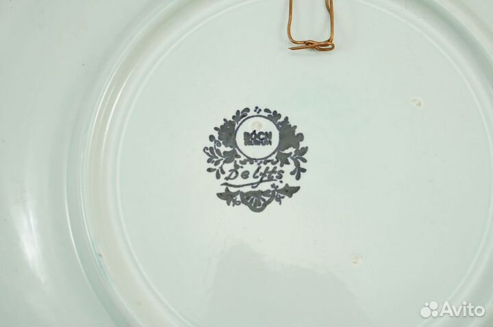 Керамическое настенное блюдо. Винтаж. boch. Delfts