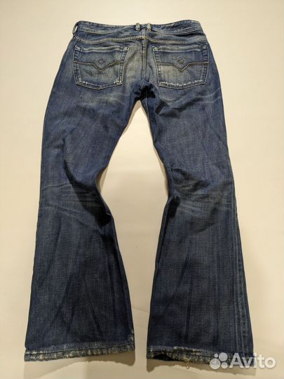 Diesel flared distressed jeans