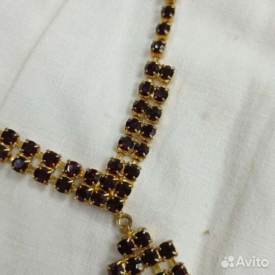 Колье винтажное Чехия бижутерия (сзр)