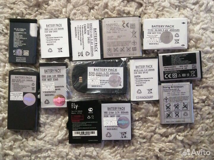 Аккумуляторы для телефонов старого образца