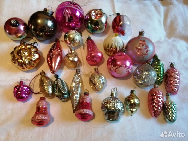 Новогодние елочные игрушки СССР